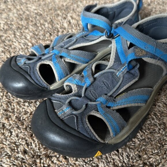 Keen Boys Youths Sandles Blue Size Approx 4 - Picture 5 of 9